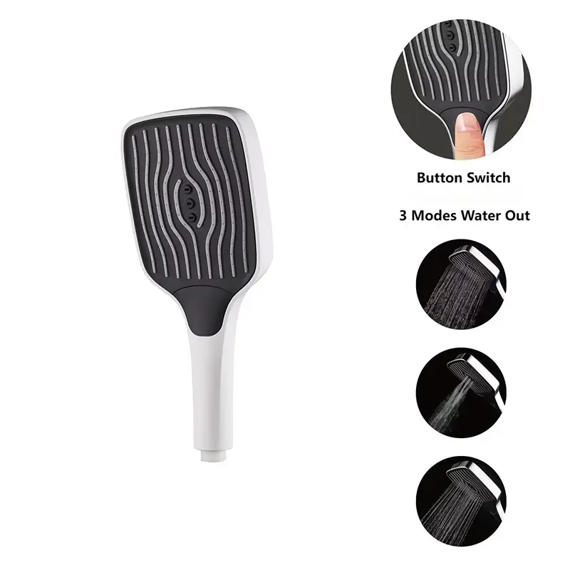 Chrome Mini Travelling Hand Hold Shower လုပ်ဆောင်ချက် ၃ ခု