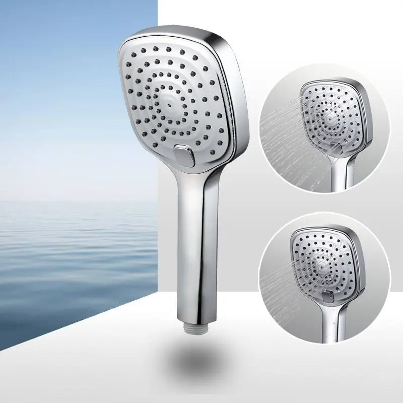 ခလုတ်ပါသော ABS Chrome Shower Head သည် Shower ကိုရွေးချယ်ပါ။