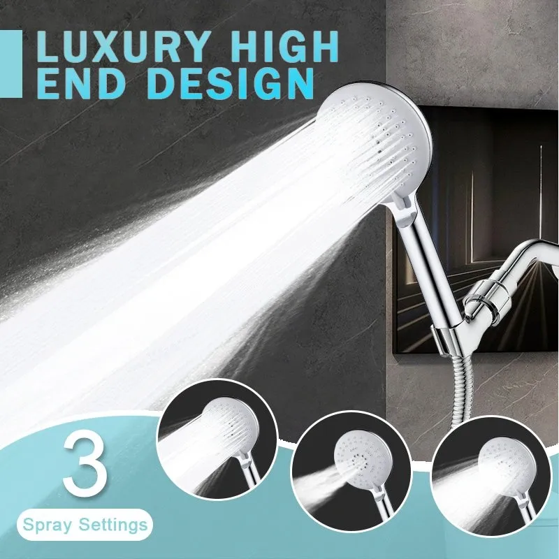 ဖြုတ်တပ်နိုင်သော Anti-Clog Nozzles ဖြင့် အစွမ်းထက်သော Self-Cleaning Shower Head
